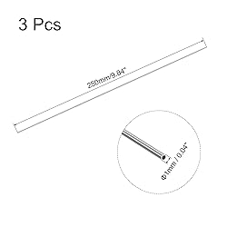 uxcell 304 Stainless Steel Capillary Tube, OD 1mm x