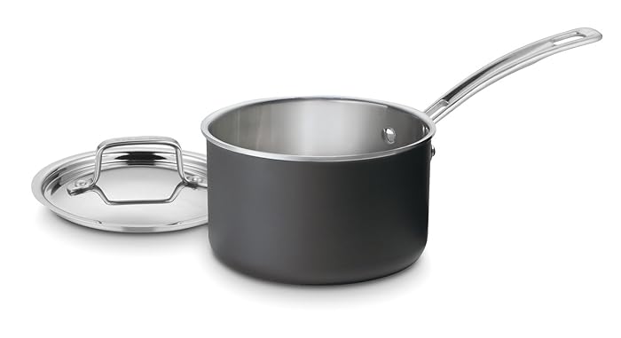Cuisinart MCU192-16N MultiClad Unlimited Dishwasher Safe 2-Quart Saucepan with Cover