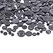 Rustark 650Pcs Black Resin Buttons: 2 and 4 Holes Craft Buttons for Arts, DIY Crafts, Decoration, Sewing