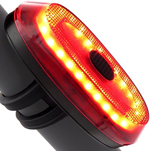 Ampulla Motion Sensor Bike Taillight USB Rechargeable Ultra Bright Bike Rear Light Fits On Any Road Bikes, Helmets, Cycling Safety Flashlight With Brake Sensing