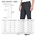 CAMEL CROWN Men’s Hiking Pants Quick Drying Stretchy Ultralight Athletic Pants Travel Cargo Pants Elastic Waist Dark Greythumb 3