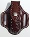 SNAP Knife Holder Dark BROWN Pancake Sheath for the Buck #112 Folding Hunting Knife
