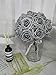 D-Seven Artificial Flowers 30PCS Real Looking Fake Roses with Stem for DIY Wedding Bouquets Centerpieces Party Baby Shower Home Decorations (Silver Gray)