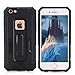 iPhone 6S Plus Case, akimoom [Knight Series] Heavy Duty Shock Absorbing Soft Rubber Shell with Immobile Interior Scratch Proof Protection Defender For iPhone 6 / 6S Plus (5.5 inch) - Unfailing Black