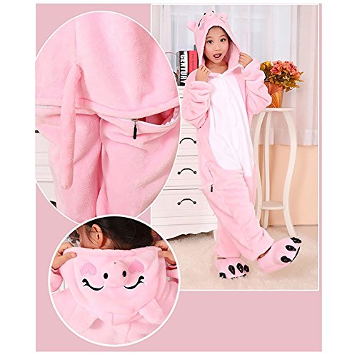 JT-Amigo Kids Unisex Cosplay Pajamas Onesie Piggy Costume - Image 4