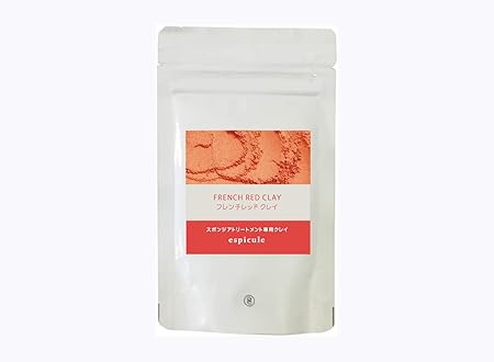 Amazon Espicule レッドクレイ ５０ｇ 殺菌レッドカオリン スポンジアトリートメントに Espicule フェイスマスク 通販