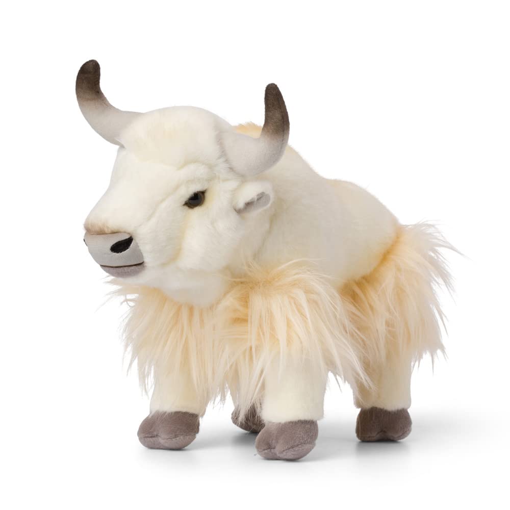 WWF 01122 Yak Plush Toy, Lifelike Design, Approx. 28 cm Tall, Wonderfully Soft and Cuddly, Hand Wash Possible