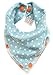 Bandana Bib | Kishu Baby Unisex Baby's Reversible Fruit Dribble Bib | One Size Multicolor