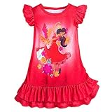 Disney Elena Nightshirt for Girls Red