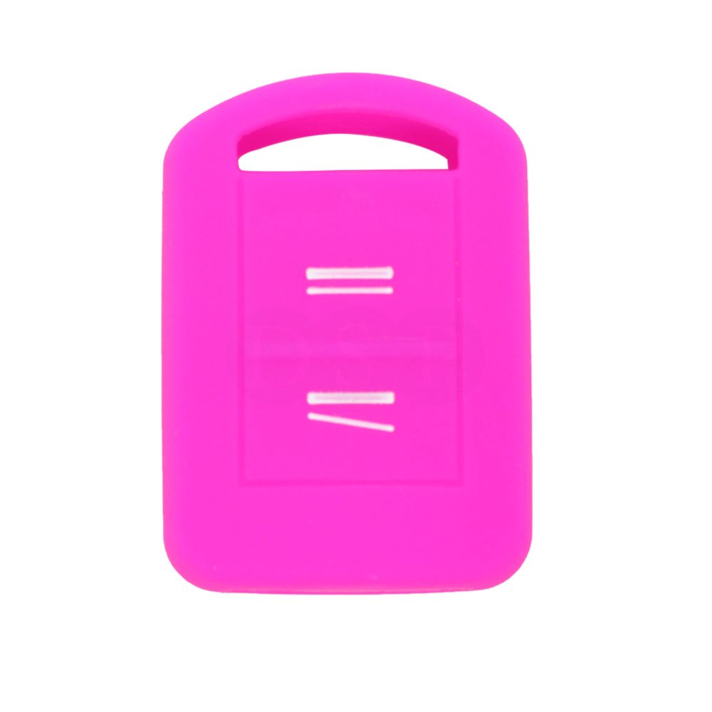 BROVACS Silicone Cover Protector Case Holder Skin Jacket Compatible with OPEL VAUXHALL 2 Button Remote Key Fob CV9621 Rose