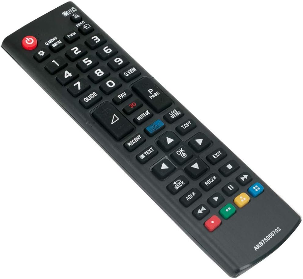 VINABTY AKB75055702 AKB73975729 Remote Control Replaced for LG TV 22MT47D-PZ 19MN43D 22MT47DC-PZ 22MT55D-PR 22LY340C 22MT55D-PZ 22MT55V-PZ 22MT57D-PZ 23MT55D-PZ 23MT75D-PZ 42LB582V 23MT75D-PZ - Image 3