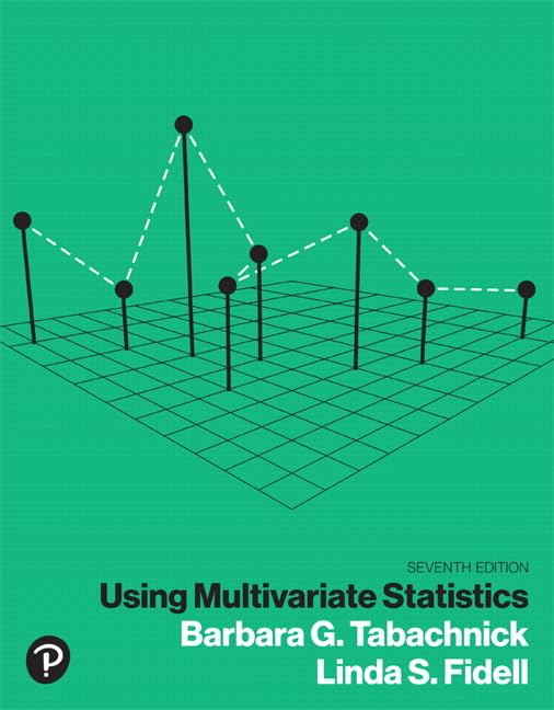 Using Multivariate Statistics Pearson+
