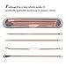 TailaiMei Blackhead Remover Kit, Comedone Extractor Tool Set for Facial Zit Popping, Double-Side 4 Pieces (Rose Gold)