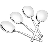 Idomy 8-Piece Stainless Steel Buffet Serving Spoon, Large Serving Spoon