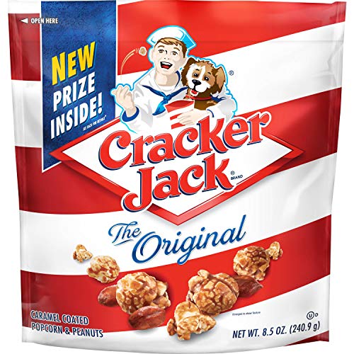 Cracker Jack Original Caramel Coated Popcorn and Peanuts, 8.5 Ounce (Pack of 9)