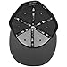 New Era Plain Tonal 59Fifty Fitted Hat (Graphite) Men's Blank Cap