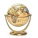 ESTAMICO Political Antique Ocean Swivel and Tilt Globe, 4 Inches
