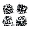 TranquilBeauty-Bath-Loofah-Shower-Scrunchie-Set-of-4-Black-Mesh-Shower-Puffs-Exfoliating-Charcoal-Shower-Scrub-Shower-Pouf-For-Body-Back-Luxury-Shower-Sponge-Body-Puff-Bathing-Accessory TranquilBeauty Shower Sponge/Shower Puff - Set of 4 Sponges Bath - Gently exfoliate your body with our bath sponge for…