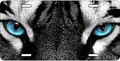 Tiger Eyes License Plate