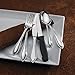International Silver 5027190 American Bead 53-Piece Stainless Steel Flatware Set with Serveware, Service for 8