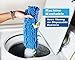 Jet Clean Chenille Microfiber Flat Hand Duster-Dust Appliances, Ceiling Fans, Blinds, Furniture, Shutters, Cars, Delicate Surfaces-Chenille-Extension Pole Reach 25-44