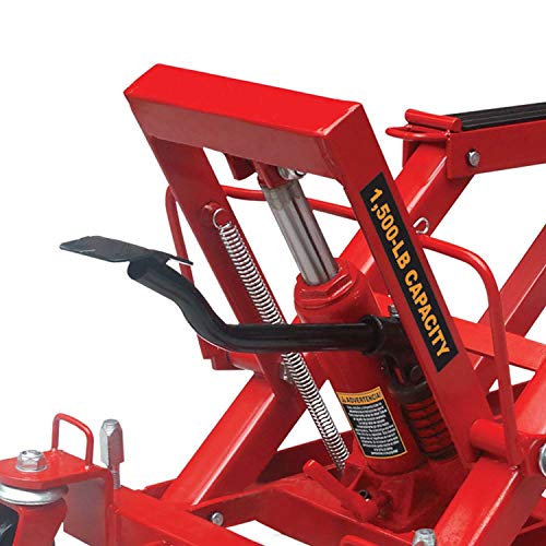 BIG RED Hydraulic Motorcycle Lift Jack with 1500LBS Load Capacity