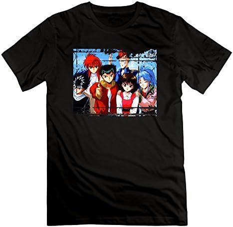 Man's Yu Yu Hakusho Design Tshirt XL Black