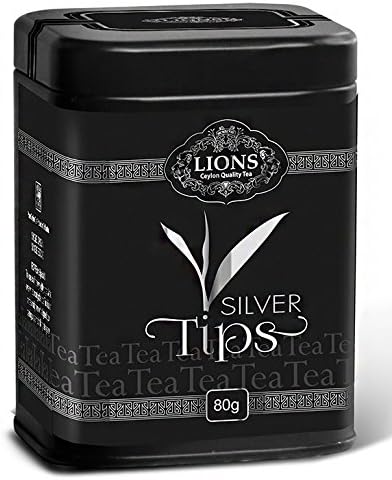 Lions® The Speciality Range Pure Ceylon Loose Tea Grown in Ruhuna Region, Hand Picked & Factory Fresh for a Smooth Aromatic Taste, Exclusive to Amazon from Comtechlogic® (Silver Tips)