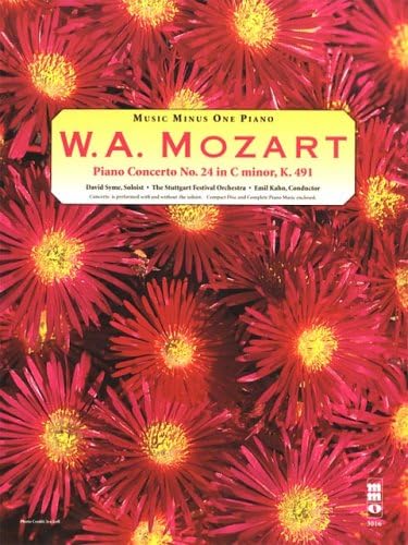 Mozart - Concerto No. 24 in C Minor, KV491 (Music Minus One Piano) Paperback โ November 1, 2006