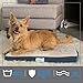 Simmons Beautyrest Thera Bed Orthopedic Memory Foam Dog Bed and Kennel / Crate Mat