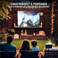 [2s Focus with Remote] PANSEBA 4K Projector, Native