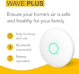 Airthings Wave Plus Radon and Air Quality Monitor - CO2 VOC Humidity Temp view 4