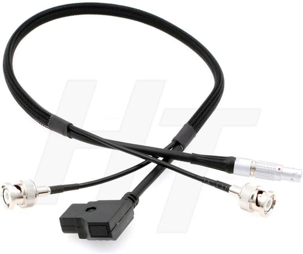 HangTon Teradek Bolt Bond Zacuto Gratical Eye Power SDI Video Cable D-tap 2 Pin BNC, Black - Image 4