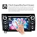 hizpo Wince System 7 Inch Touch Screen Car Radio for 2007-2013 Tundra/ 2008-2014 Sequoia Car Stereo DVD Player in Dash GPS Navigation Support Bluetooth/SWC/Mirrorlink with Free Backup Camera