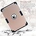 iPad Mini 4 Case,iPad Mini 4 Retina Case,BENTOBEN Anti-Slip Shock-Absorption Silicone High Impact Resistant Hybrid Three Layer Protective Cover for iPad Mini 4 -Gold&Black