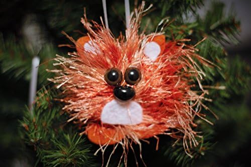 Woodland Fox Funny Handmade Felted Christmas Tree Ornament Christmas Decor Gift or Stocking Stuffer