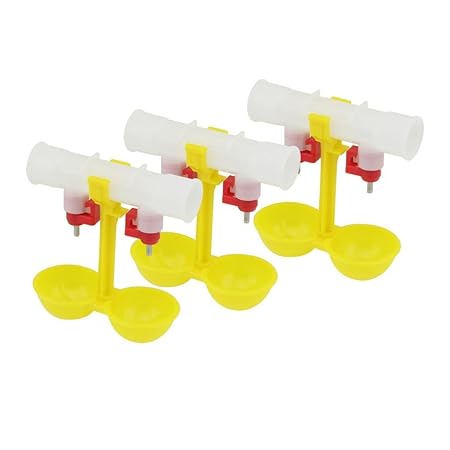 Emylo Squeeze Water Chicken Water Double Dual Feeder Waterer