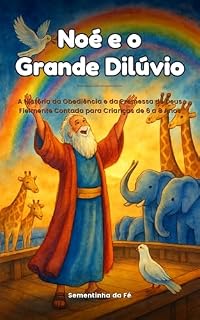 Livro Noé e o Grande Dilúvio: A história da obediência e da promessa de Deus fielmente contada para crianças de 6 a 8 anos (Sementinhas da Fé)