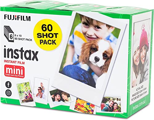 FUJIFILM Instax Mini Instant Film Value Pack - 60 Photos