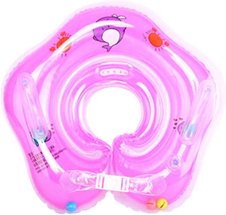 Breeezie Inflatable Baby Swimming Ring Floats Pool Toys Swimming Pool Accessories for The Age of 1-18 Months or Pet 4Colors