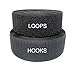 Hook 'N Loop 1.5 Inches x 15 Feet Industrial Strength Black Sew-On Cloth Backed Roll