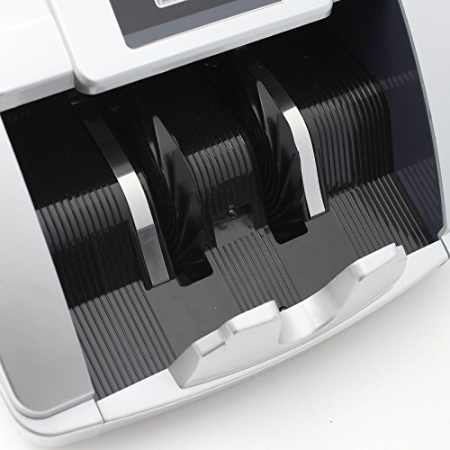 NuLink Deluxe Currency Bill Cash Banknote Money Counter Machine with UV [Ultraviolet], MG [Magnestic] Counterfeit Bill Detection, Total Count Voice Feature [NL2436] - Thumbnail 4