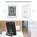 【New Version】 AMIR Digital Temperature and Humidity Monitor, Indoor Outdoor Thermometer, Humidity Meter with LCD Screen, Humidity Gauge for Home, Office, Baby Room, etc(Mini, Battery not Included)