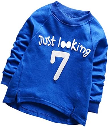 Boys Girls Tops, TRENDINAO Kids Letter Pullover Sweatshirt Clothes