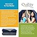 Quility Premium Kids Weighted Blanket & Removable Cover | 7 lbs | 41