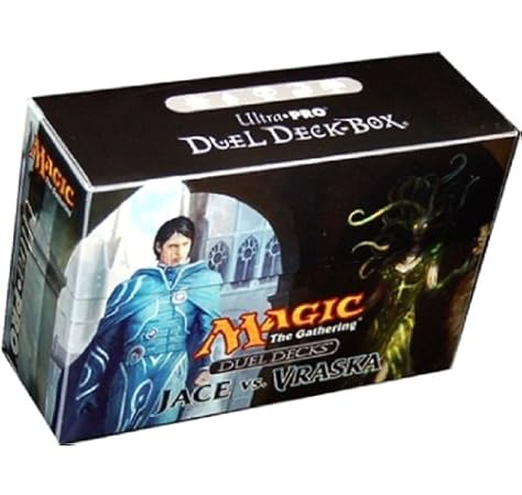 Ultra Pro Dual Deck Box - Caja para cartas Jace vs Vraska: Amazon.es: Juguetes y juegos