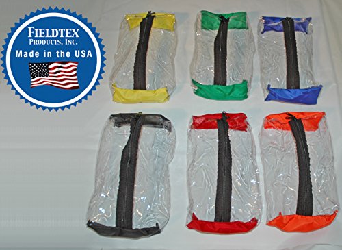 Color Coded First Aid Medical Accessory Pouches (Set of SIX)