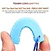 Sensory Chew Necklace (6 Value Pack with Colored Cords + Bonus Pencil Topper), Silicone Chewy for ADHD, Teething, Autism, Oral Motor Chew Toy for Boys and Girls,Non-Toxic Teething Toys for Kids