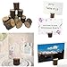 20pcs Wood Table Numbers Holder Wood Place Card Holder Party Wedding Table Name Card Holder Memo Note Card