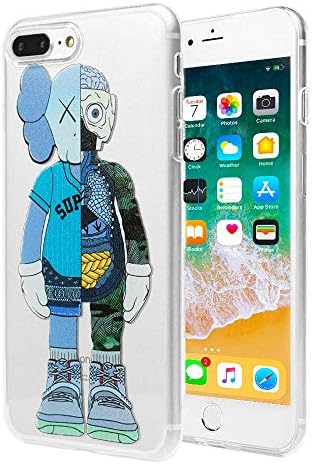 Cool Street Fashion Case for iPhone 7 Plus and 8 Plus : Supreme Flexibility with Durable Designer Protection - Cover | Skin | Compatible with 5.5" iPhone 7 Plus & 8 Plus only (Blue/Green)